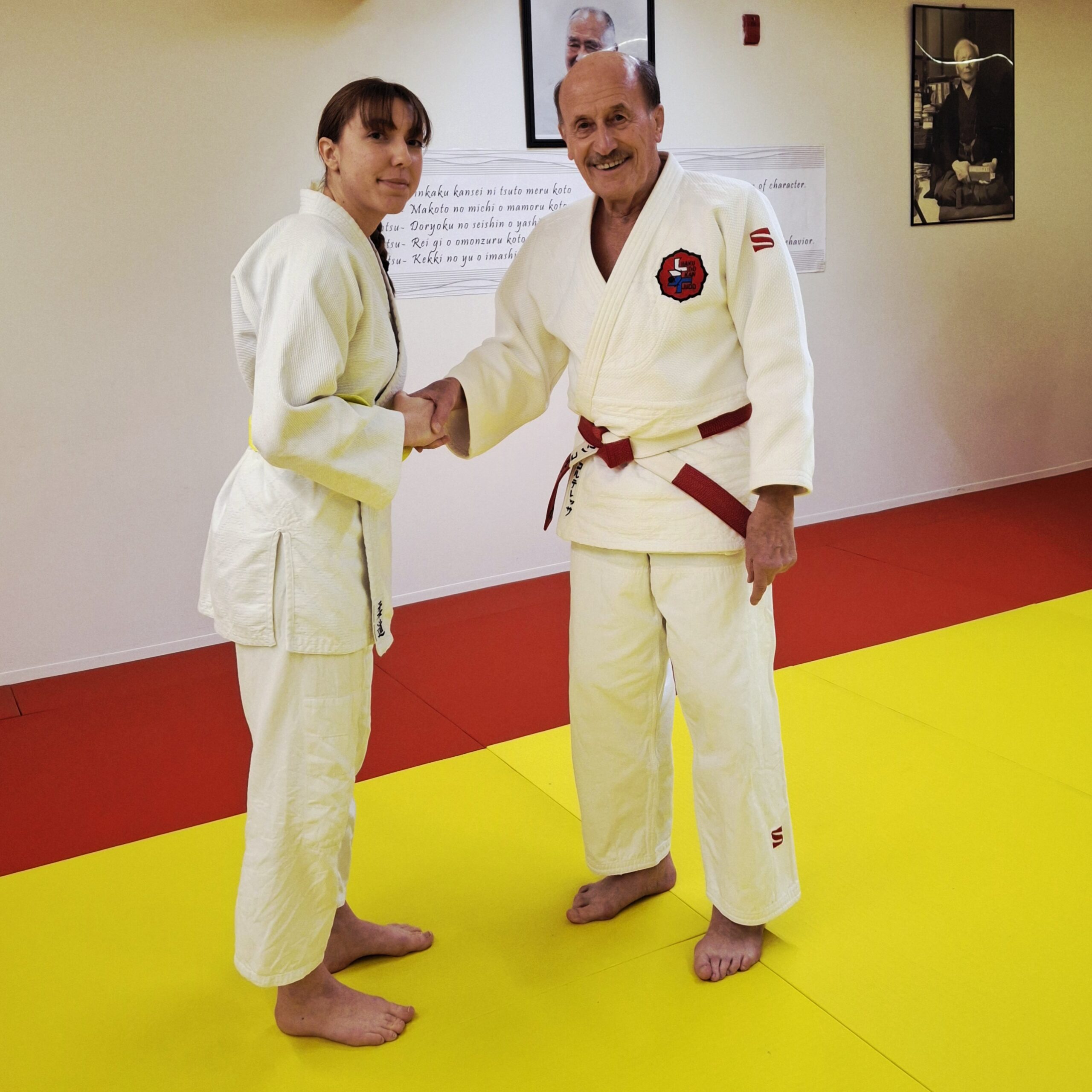 Félicitations à Elise pour sa ceinture jaune