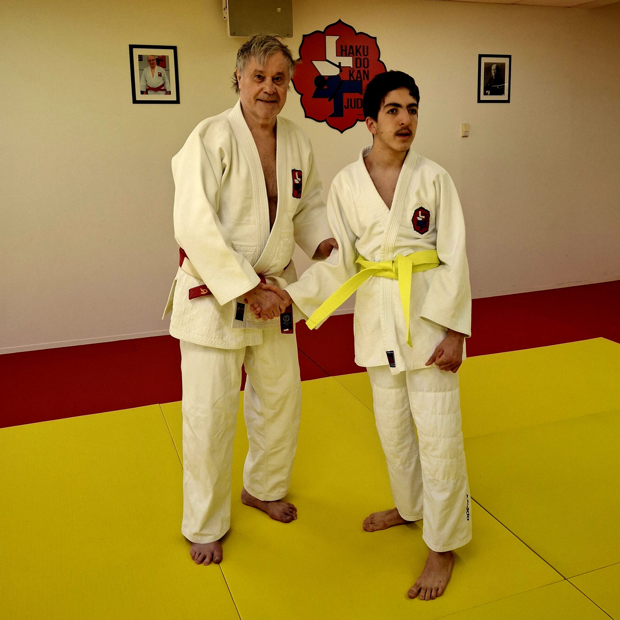 Félicitations à Yacine pour sa ceinture jaune