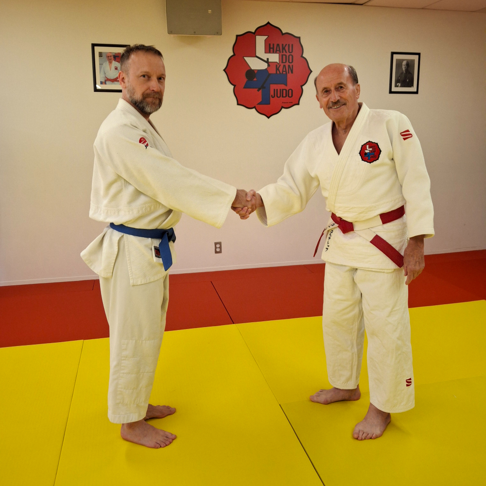 Félicitations à Charles pour sa ceinture bleue